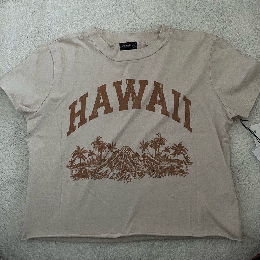 Dry Goods Originality Hawaii Crop Top